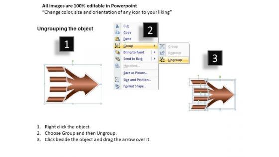 PowerPoint Slide Business Success Shiny Arrows 2 Ppt Designs