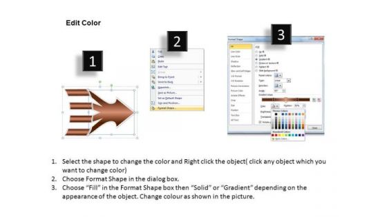 PowerPoint Slide Business Success Shiny Arrows 2 Ppt Designs