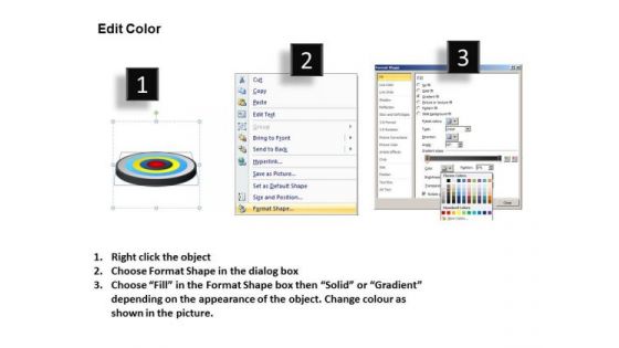 PowerPoint Slide Business Success Targets Core Diagram Ppt Process