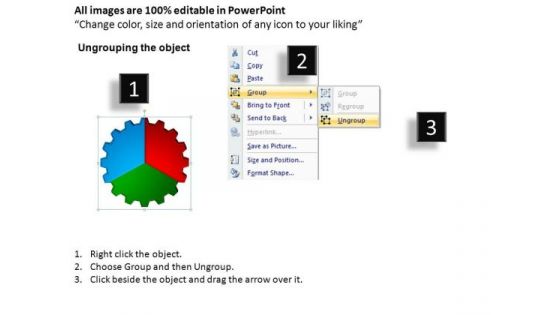 PowerPoint Slide Chart Gear Process Ppt Design