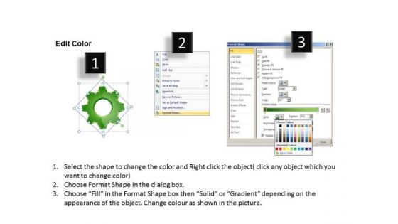 PowerPoint Slide Chart Gears Ppt Theme