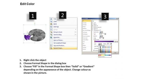 PowerPoint Slide Chart Pie Chart Puzzle Process Ppt Process