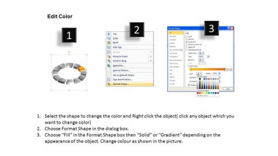 PowerPoint Slide Circle Chart Ring Process Ppt Slide