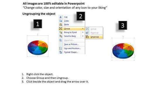 PowerPoint Slide Circle Puzzle Growth Ppt Backgrounds
