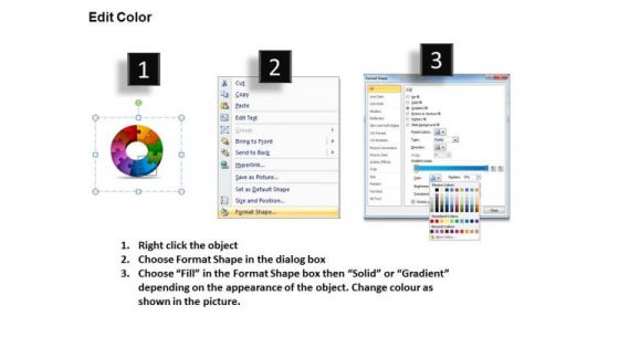 PowerPoint Slide Circuler Puzzle Process Ppt Design