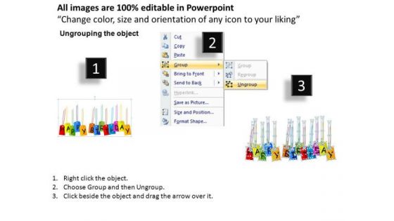 PowerPoint Slide Company Happy Birthday Ppt Slides