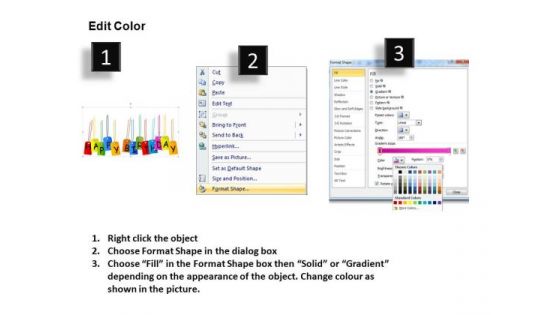 PowerPoint Slide Company Happy Birthday Ppt Slides