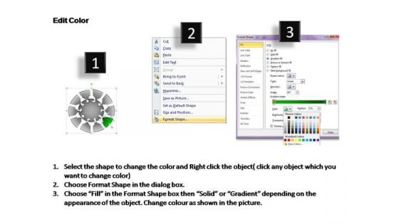 PowerPoint Slide Designs Business Pie Chart With Arrows Ppt Designs