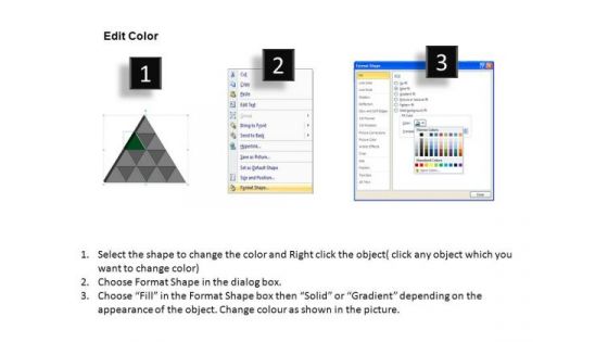 PowerPoint Slide Designs Business Triangle Process Ppt Slides
