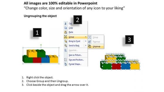 PowerPoint Slide Designs Chart Lego Blocks Ppt Backgrounds