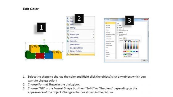 PowerPoint Slide Designs Chart Lego Blocks Ppt Backgrounds
