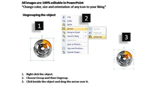 PowerPoint Slide Designs Company Circle Chart Ppt Template