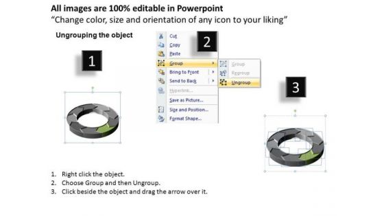 PowerPoint Slide Designs Company Circular Process Ppt Backgrounds