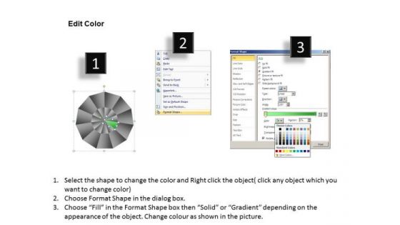 PowerPoint Slide Designs Company Circular Quadrant Ppt Design