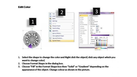 PowerPoint Slide Designs Company Pie Chart With Arrows Ppt Design