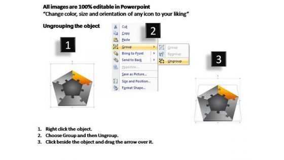 PowerPoint Slide Designs Company Puzzle Technique Ppt Backgrounds