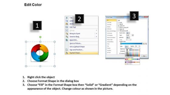 PowerPoint Slide Designs Cycle Chart Circular Puzzle Ppt Templates