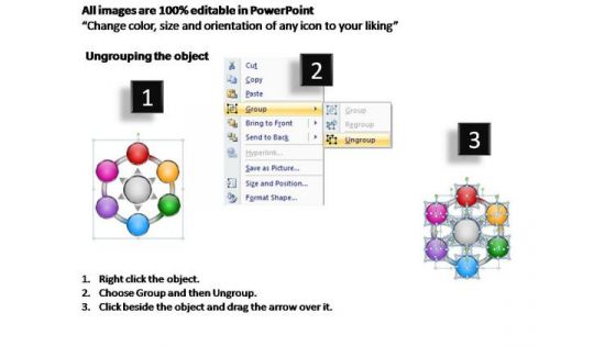 PowerPoint Slide Designs Download Six Elements Ppt Theme