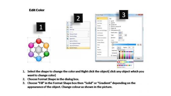 PowerPoint Slide Designs Download Six Elements Ppt Theme