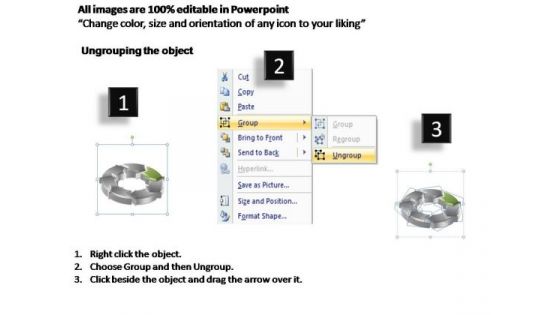PowerPoint Slide Designs Editable Circular Arrows Ppt Themes