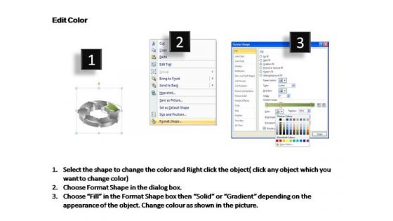 PowerPoint Slide Designs Editable Circular Arrows Ppt Themes