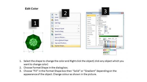 PowerPoint Slide Designs Education Circular Quadrant Ppt Backgrounds