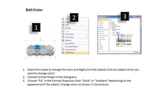 PowerPoint Slide Designs Education Puzzle Process Ppt Design
