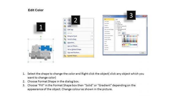 PowerPoint Slide Designs Education Puzzle Process Ppt Slides