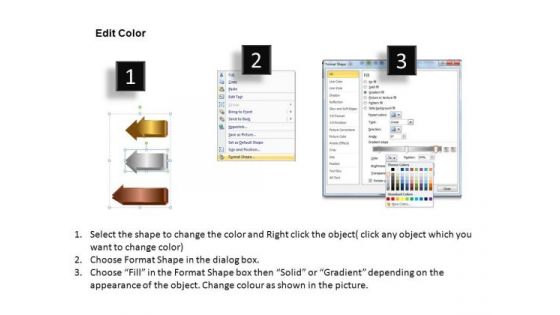 PowerPoint Slide Designs Executive Designs Shiny Arrows 2 Ppt Theme