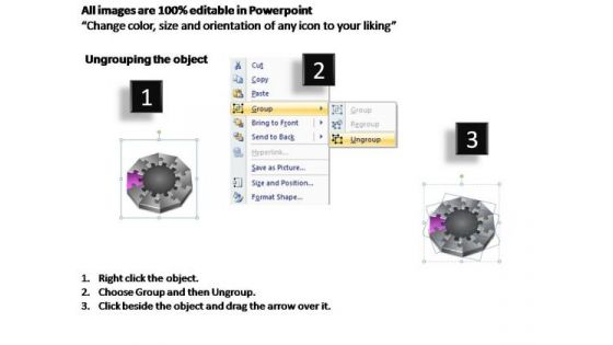 PowerPoint Slide Designs Global Puzzle Business Ppt Theme