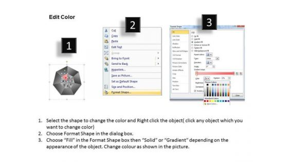 PowerPoint Slide Designs Global Quadrant Diagram Ppt Design