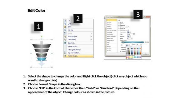 PowerPoint Slide Designs Graphic Four Levels Ppt Theme