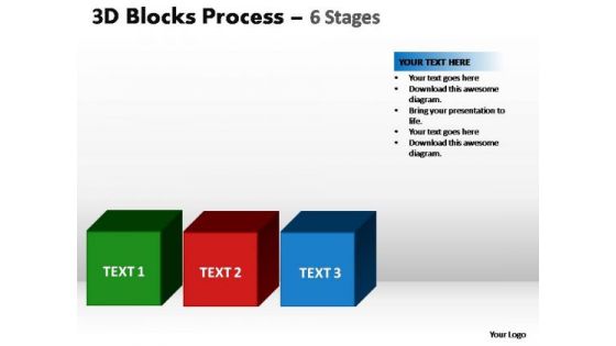 PowerPoint Slide Designs Growth Blocks Process Ppt Themes