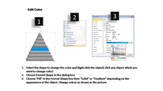 PowerPoint Slide Designs Growth Triangle Process Ppt Template