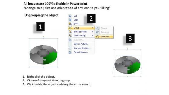 PowerPoint Slide Designs Image Jigsaw Pie Chart Ppt Template