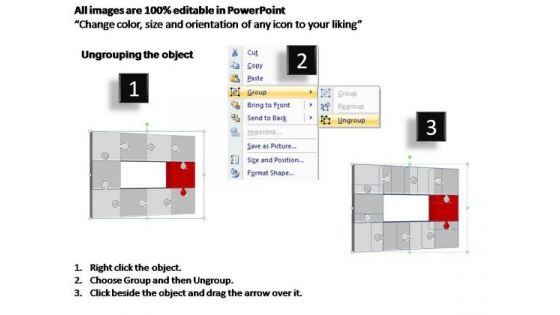 PowerPoint Slide Designs Image Puzzle Process Ppt Theme