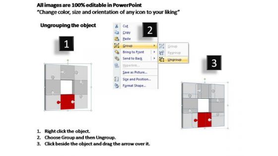 PowerPoint Slide Designs Process Puzzle Process Ppt Template