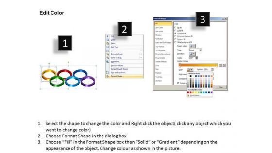 PowerPoint Slide Designs Rings Leadership Ppt Slides