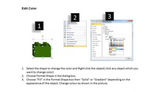 PowerPoint Slide Designs Sales Lego Blocks Ppt Template