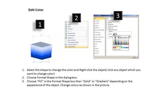PowerPoint Slide Designs Sales Stacked Layers List Ppt Templates