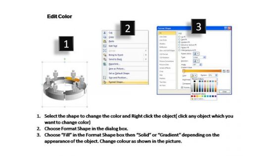PowerPoint Slide Designs Strategy Circular Ppt Slides