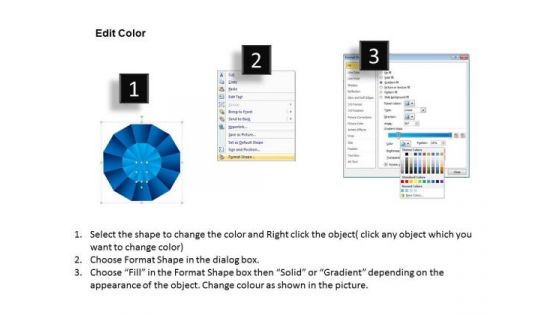 PowerPoint Slide Designs Strategy Circular Quadrant Ppt Themes