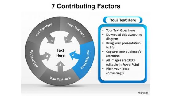 PowerPoint Slide Designs Strategy Contributing Factors Ppt Slides