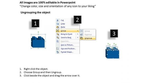 PowerPoint Slide Designs Strategy Lego Blocks Ppt Layouts