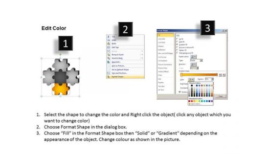 PowerPoint Slide Designs Strategy Puzzle Pieces Ppt Slides