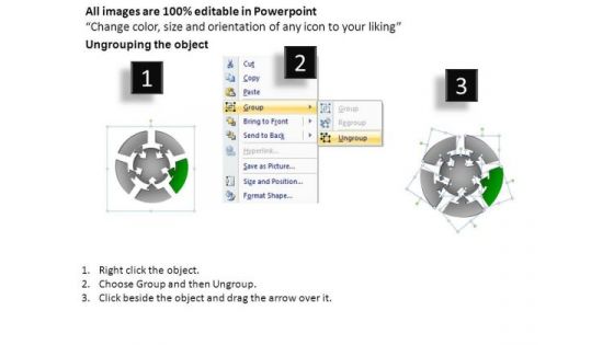 PowerPoint Slide Designs Strategy Round Chart Ppt Backgrounds