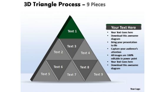 PowerPoint Slide Designs Strategy Triangle Process Ppt Process