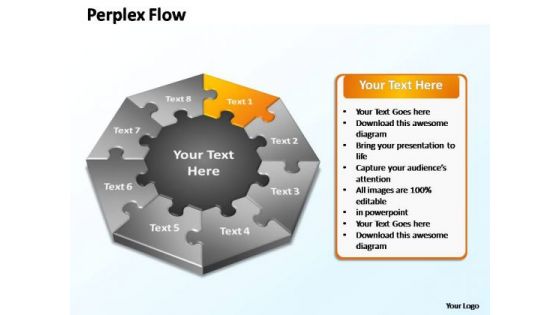 PowerPoint Slide Designs Success Perplex Flow Ppt Template