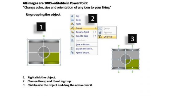 PowerPoint Slide Designs Teamwork Performance Sectors Ppt Slides