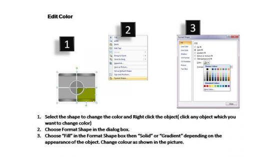 PowerPoint Slide Designs Teamwork Performance Sectors Ppt Slides